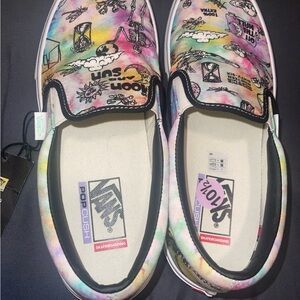 Vans Multicolor Graphic Slip-On Loafers